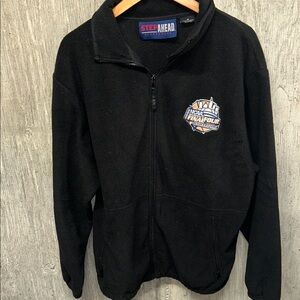 Black Step Ahead 2005 NCAA Women’s Final Four Fleece Jacket Full Zipper Medium